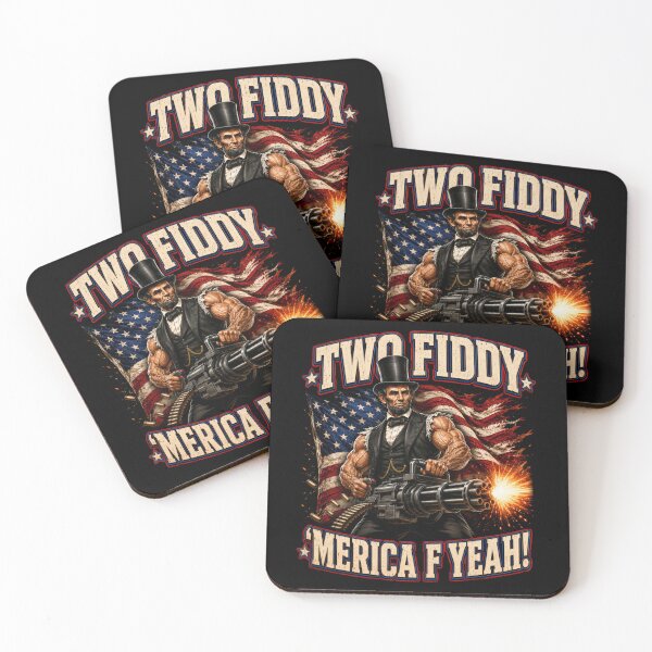 Item preview, Two Fiddy Merica Yeah Patriot Action Abe Lincoln Humor designed and sold by Victor Shadehorn.