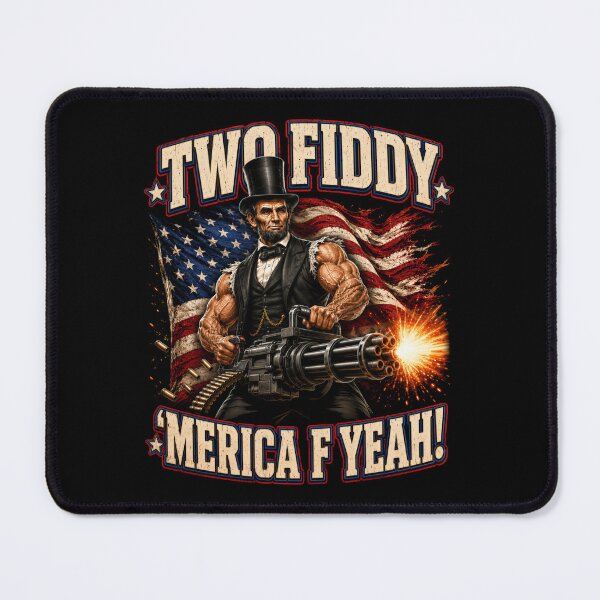 Item preview, Two Fiddy Merica Yeah Patriot Action Abe Lincoln Humor designed and sold by Victor Shadehorn.
