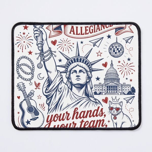 Item preview, Pledge Allegiance 4th of July Team Vibes Patriotic Statue of Liberty USA Independence Day designed and sold by DR-STORE.