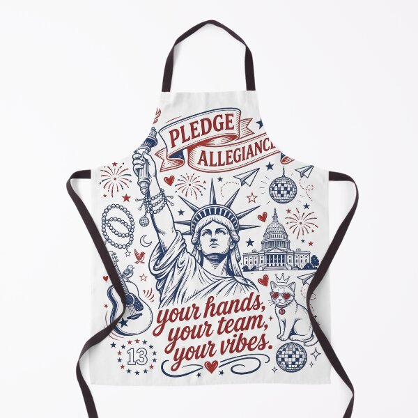 Item preview, Pledge Allegiance 4th of July Team Vibes Patriotic Statue of Liberty USA Independence Day designed and sold by DR-STORE.