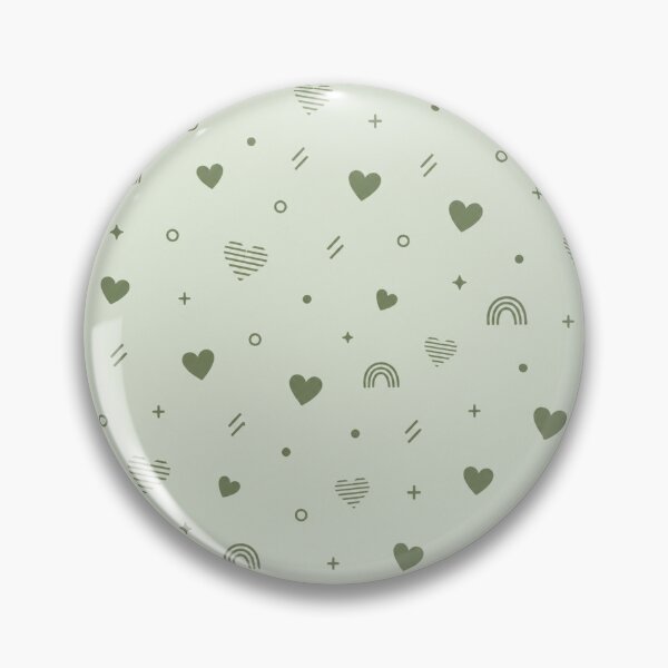 Item preview, Minimal Sage Green Heart Seamless Pattern designed and sold by Sceneify.