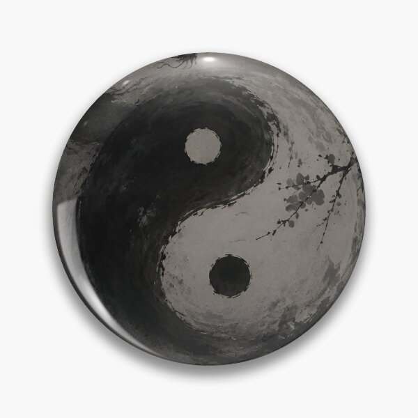 Item preview, Yin Yang Dragon Ink Wash Art | Zen Japanese Sumi-E Wall Decor | Monochrome Spiritual Illustration designed and sold by Dyan4.