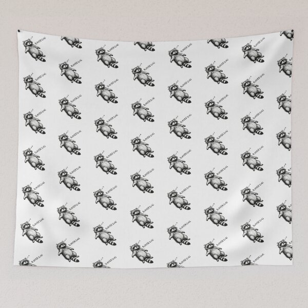 Item preview, Funny Raccoon | Buffering | Burnout Meme designed and sold by moodiecatshop.
