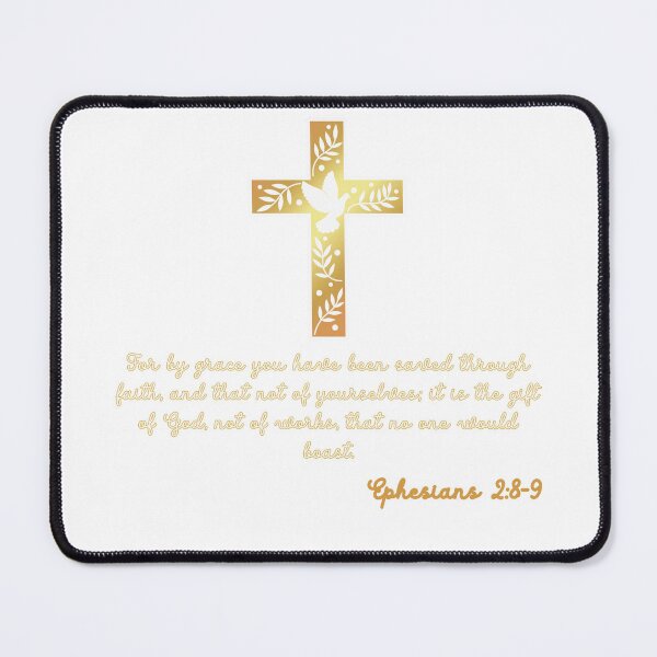 Item preview, Ephesians 2:8-9 Saved By Grace Bible Verse designed and sold by Kuzmier.