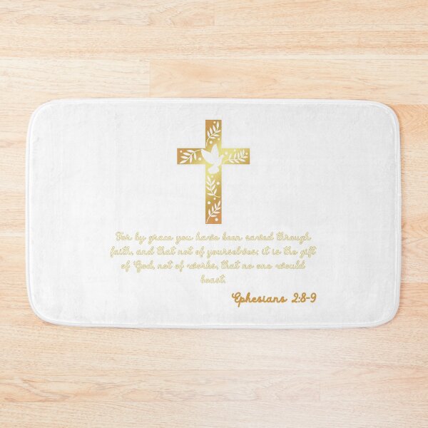 Item preview, Ephesians 2:8-9 Saved By Grace Bible Verse designed and sold by Kuzmier.
