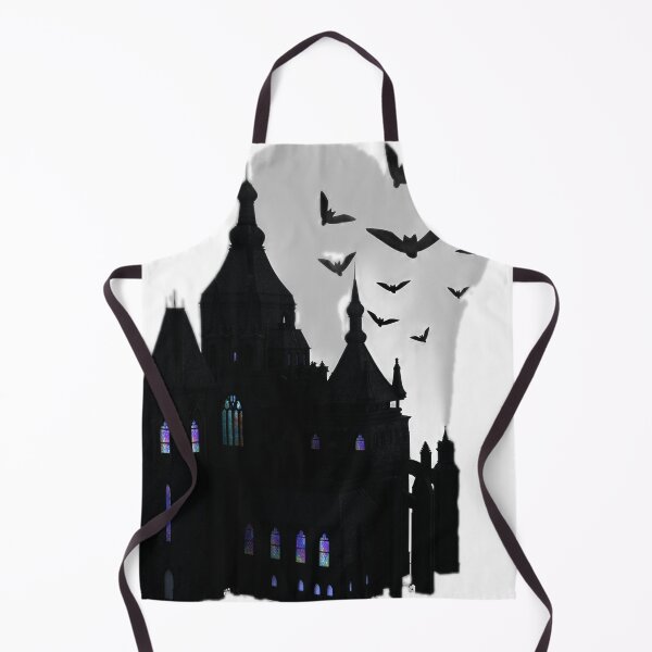 Item preview, Spooky Haunted Mansion with Bats Silhouette designed and sold by DailyDoodlesBySumbul.