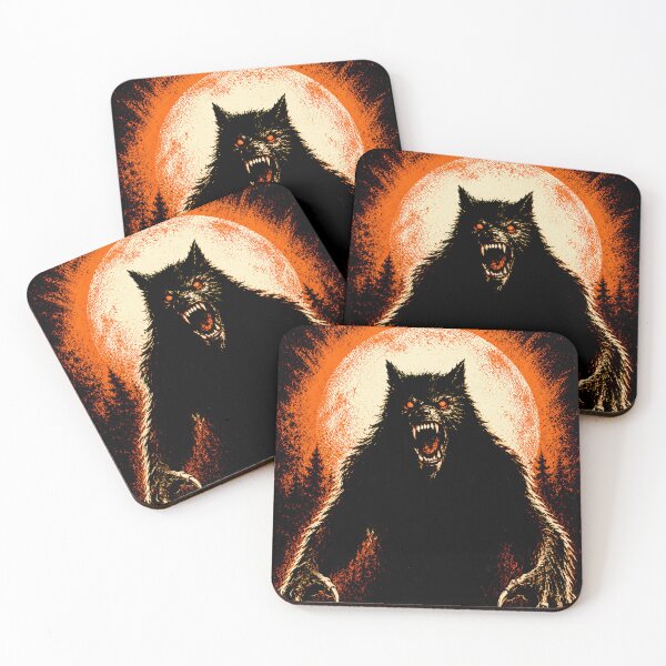 Item preview, Moonlit Werewolf Horror Beast designed and sold by Victor Shadehorn.