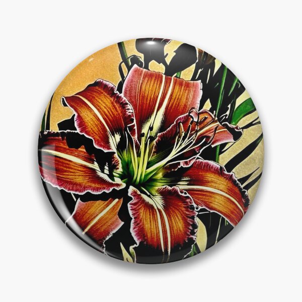 Item preview, Vintage Daylilies 9 designed and sold by ©Janis Zroback.