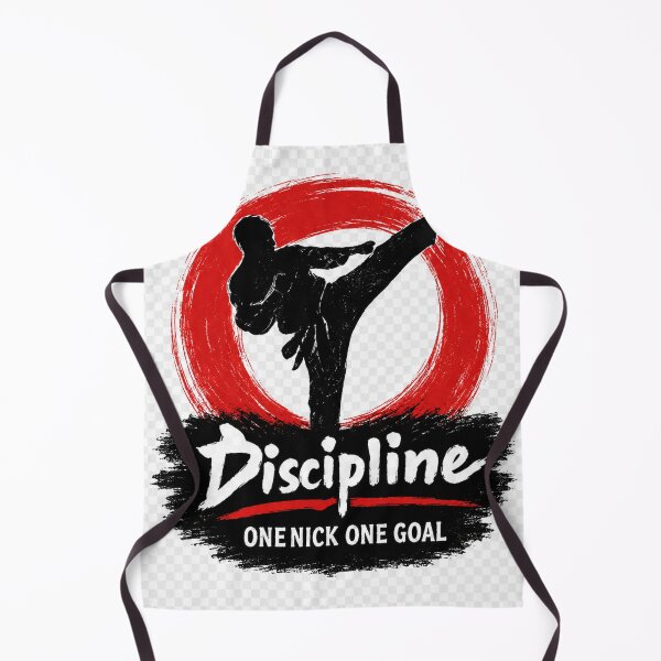 Item preview, Diseño de patada alta de artes marciales de disciplina designed and sold by YOANAH.