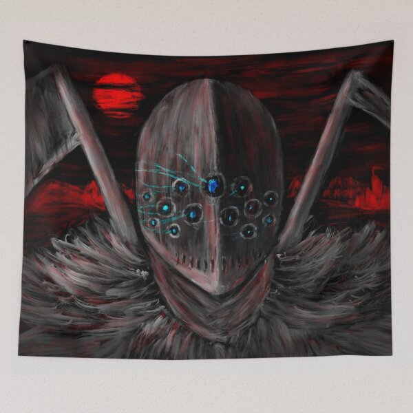 Item preview, Warrior with mysterious helmet designed and sold by Witseart.