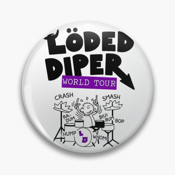 Item preview, Loded Diper Band World Tour Funny designed and sold by Phyart28Art.