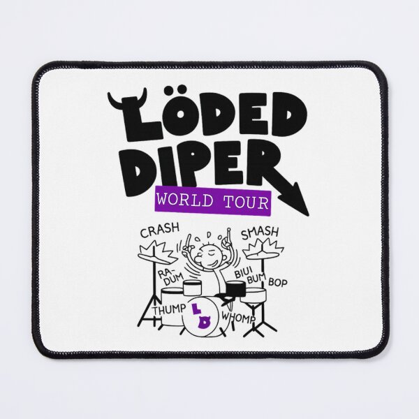 Item preview, Loded Diper Band World Tour Funny designed and sold by Phyart28Art.
