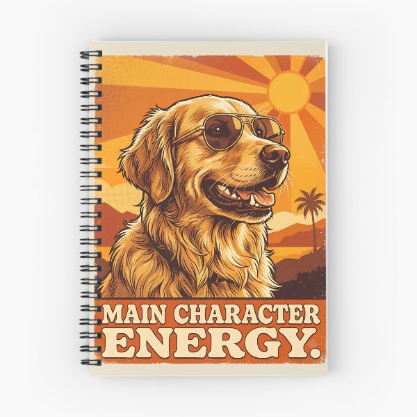 Item preview, Main Character Energy Golden Retriever Sunglasses – Funny Dog Lover Confidence Humor Gift designed and sold by Velustro Shop.