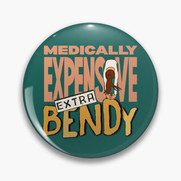 Item preview, Hypermobile EDS Chronic Illness Medically Expensive Extra Bendy Turquoise  designed and sold by pulse_retail.