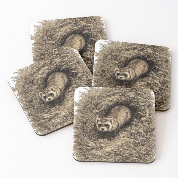 Item preview, Black-Footed Ferret Stalker designed and sold by KrungiT Design .