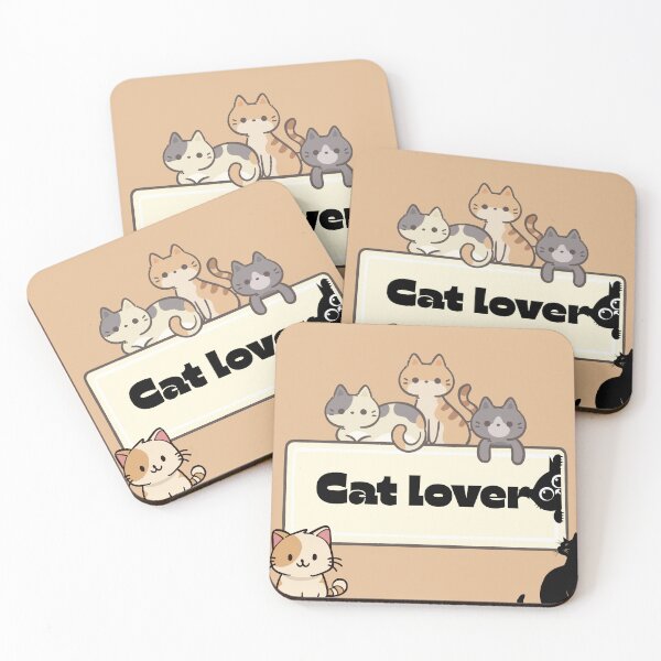 Item preview, Cute Kawaii Cat Lovers Club - Funny Chibi Cats Pattern designed and sold by ranivibes008.