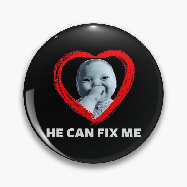 Item preview, He Can Fix Me - Funny And Cute Ai Baby Humor Meme designed and sold by Mado Shop.