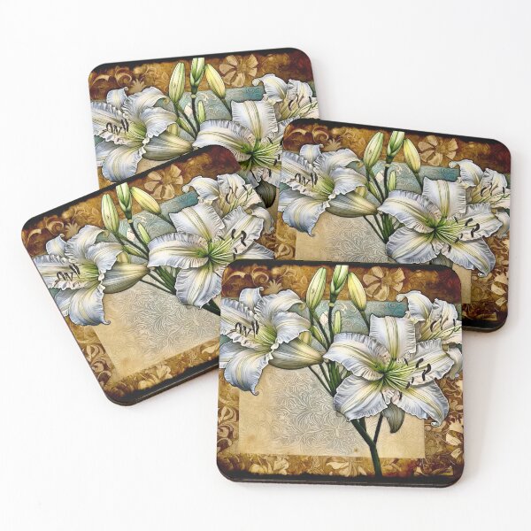 Item preview, Vintage Daylilies 10 designed and sold by ©Janis Zroback.
