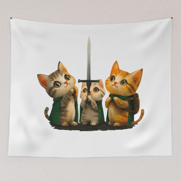 Item preview, CUTE KITTEN GANG designed and sold by SudeeshArt.
