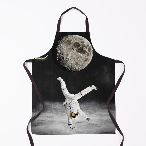 Item preview, Astronaut doing a breakdance on the moon  designed and sold by FahdSpaceArt.