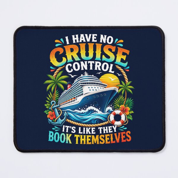 Item preview, No Cruise Control Travel Humor designed and sold by Victor Shadehorn.