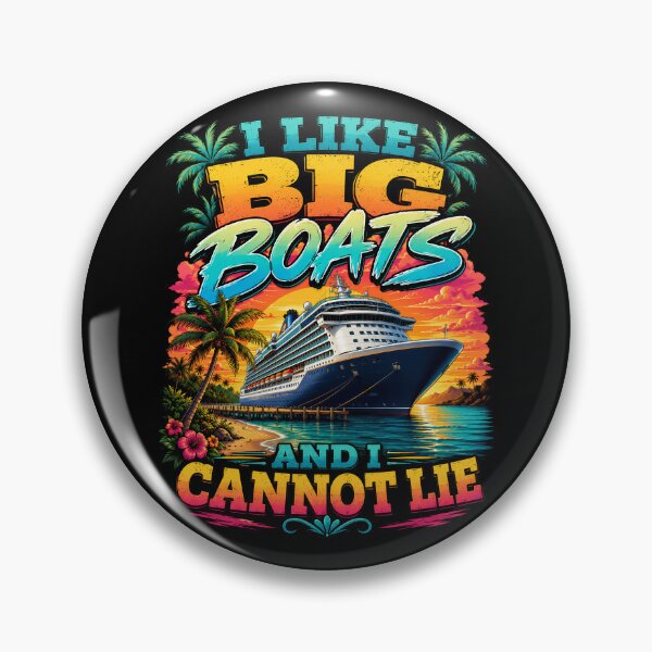 Item preview, I Like Big Boats Cruise Vacation Humor designed and sold by Victor Shadehorn.