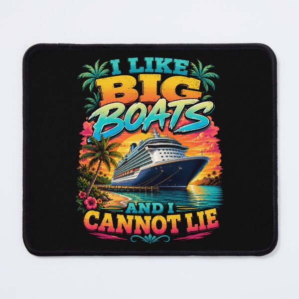 Item preview, I Like Big Boats Cruise Vacation Humor designed and sold by Victor Shadehorn.