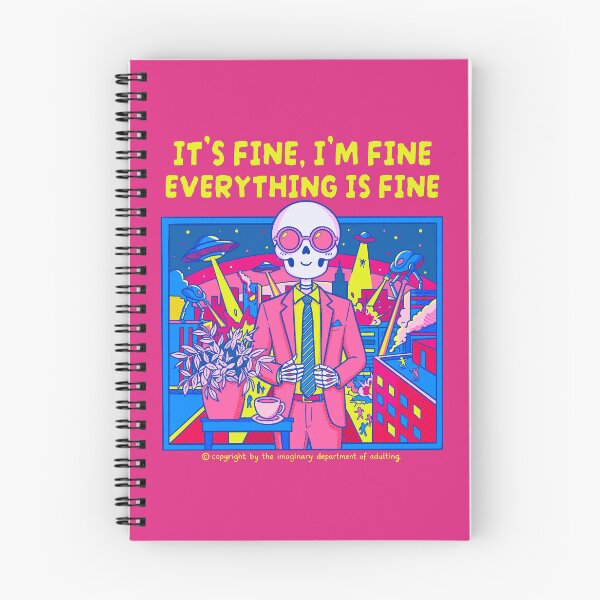 Item preview, It's fine, I'm fine, everything is fine designed and sold by Mimo & Co..