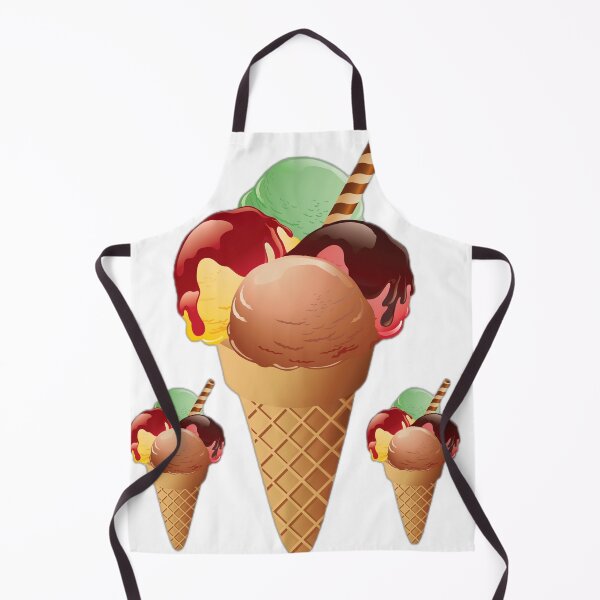 Item preview, Delicious Triple Scoop Ice Cream Cone designed and sold by DailyDoodlesBySumbul.