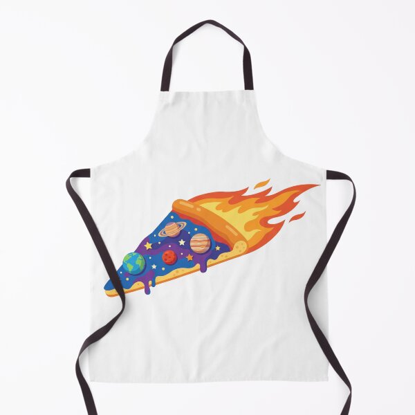 Item preview, Whimsical Pizza Slice Comet Space Food Illustration designed and sold by pattman.