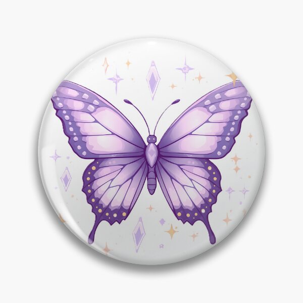 Item preview, Purple Butterfly Sticker | Lavender Butterfly Celestial Aesthetic Art designed and sold by dreamz-world.