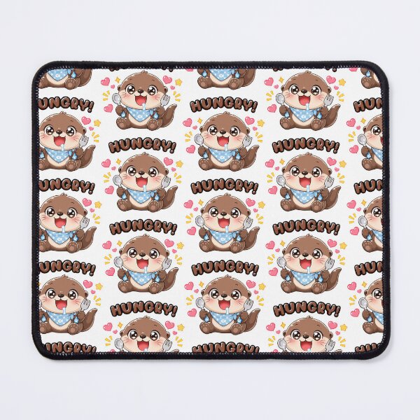 Item preview, Hungry Otter Animal Clipart designed and sold by KJackArtwork.
