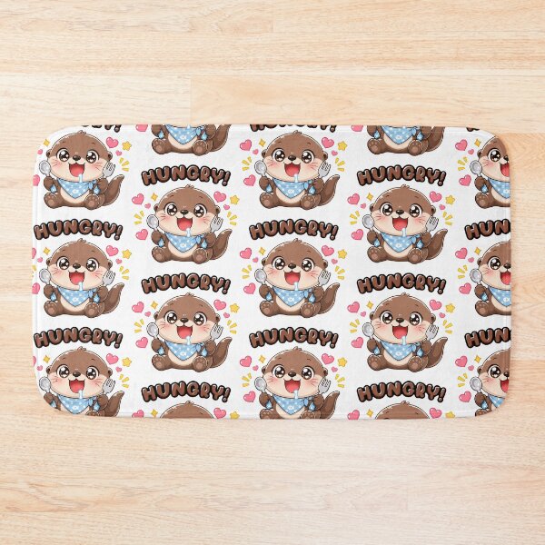 Item preview, Hungry Otter Animal Clipart designed and sold by KJackArtwork.