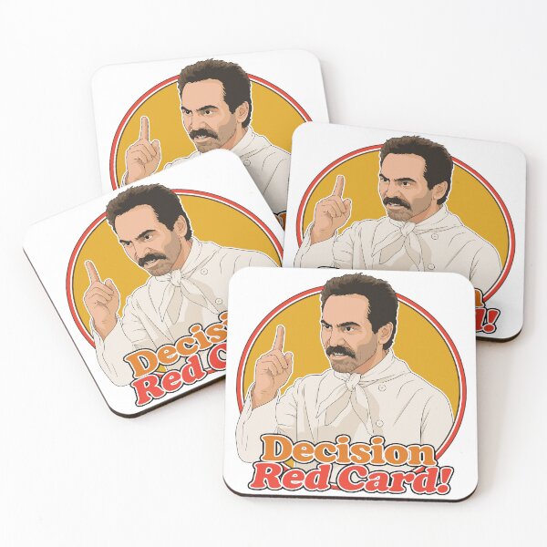 Item preview, Decision - Red Card! Soup Nazi World Cup Meme designed and sold by AestheticNow.