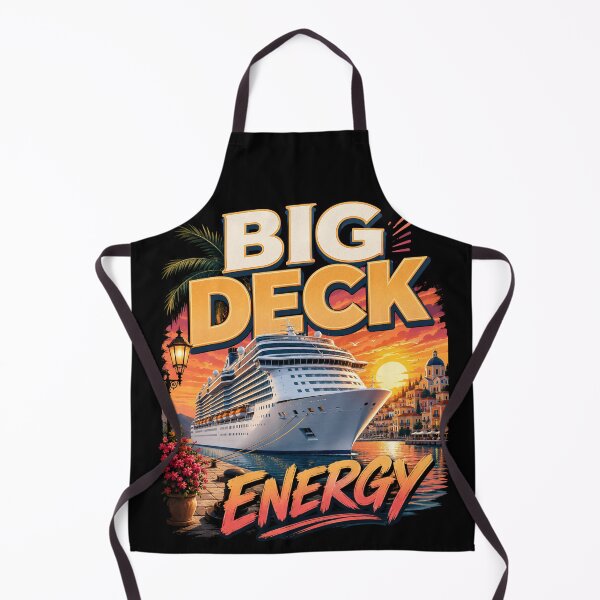 Item preview, Big Deck Energy Cruise Ship Humor designed and sold by Victor Shadehorn.