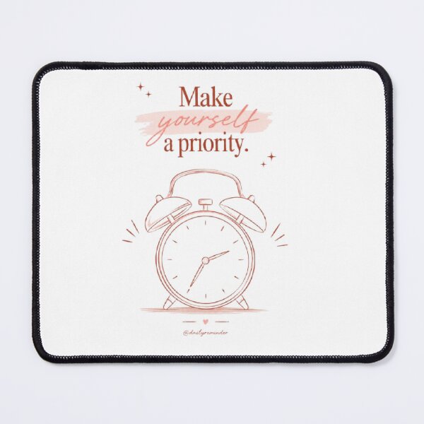 Item preview, Make Yourself a Priority Motivational Quote Self Care Minimalist Design designed and sold by AveniaOficial.