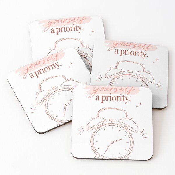 Item preview, Make Yourself a Priority Motivational Quote Self Care Minimalist Design designed and sold by AveniaOficial.