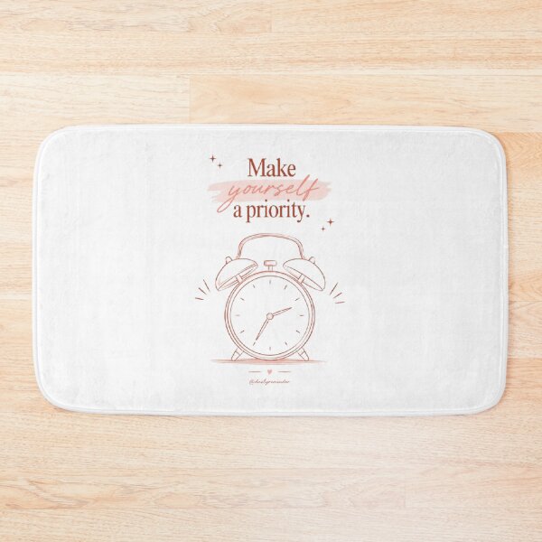 Item preview, Make Yourself a Priority Motivational Quote Self Care Minimalist Design designed and sold by AveniaOficial.