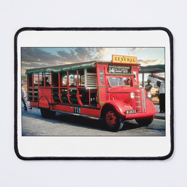 Item preview, Bridgetown, Barbados, June 21, 1960, Public Transportation Bus  designed and sold by AMacGPhilly.