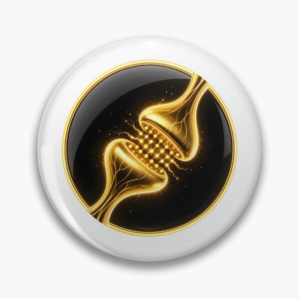Item preview, Golden Synapse | Luxury Neuroscience Symbol designed and sold by simaso.