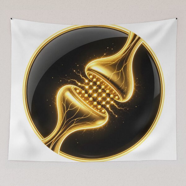 Item preview, Golden Synapse | Luxury Neuroscience Symbol designed and sold by simaso.