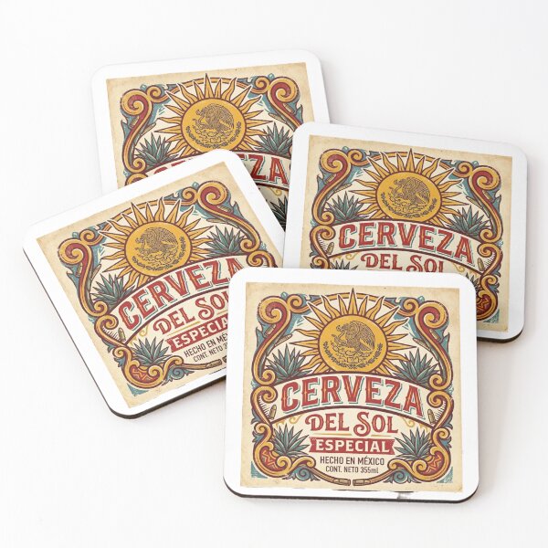 Item preview, Cerveza Del Sol Vintage Label designed and sold by We Got Sol.