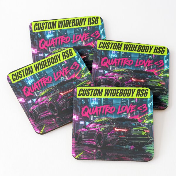 Item preview, Aggressive C8 Chassis Widebody Performance Wagon Neon Street Design designed and sold by RevUpDesign.