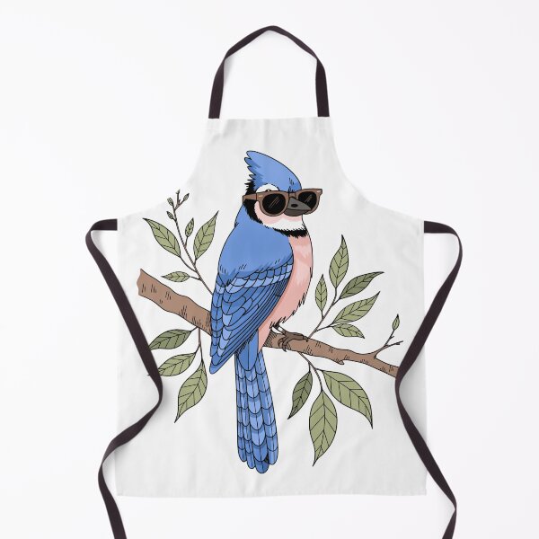 Item preview, Cool Blue Jay Wearing Sunglasses On Branch designed and sold by DariaOltes.