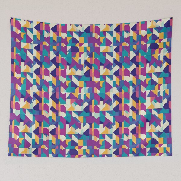 Item preview, Modern Abstract Geometric Pattern in Neutral Peach and Charcoal designed and sold by Grafititee.