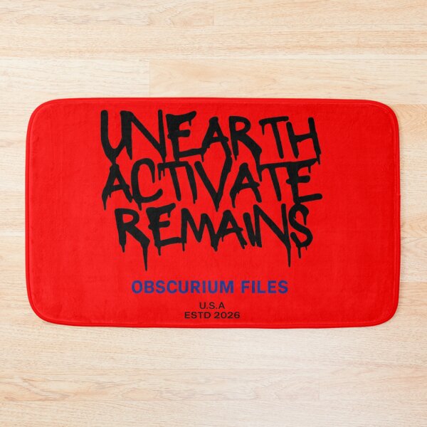 Item preview, Obscurium Files | Unearth. Activate. Remains. designed and sold by RichioBlueprint.