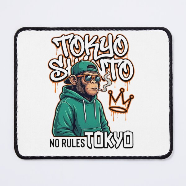 Item preview, Cool monkey with graffiti streetwear style designed and sold by Ahmedsyde.