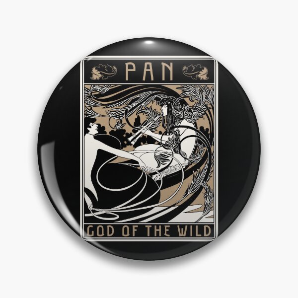 Item preview, Vintage Art Nouveau Style, Pan, God of the Wild, Will Bradley, Vintage Illustration designed and sold by Proverbial Wisdom Design.