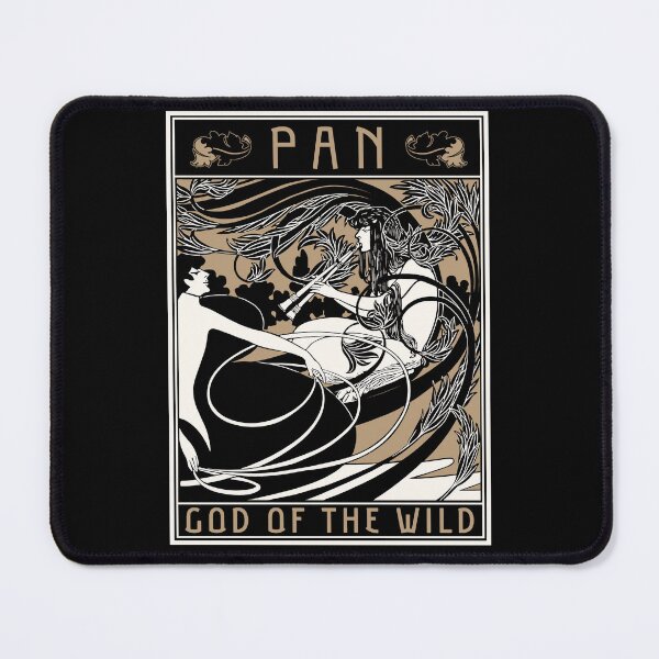 Item preview, Vintage Art Nouveau Style, Pan, God of the Wild, Will Bradley, Vintage Illustration designed and sold by Proverbial Wisdom Design.
