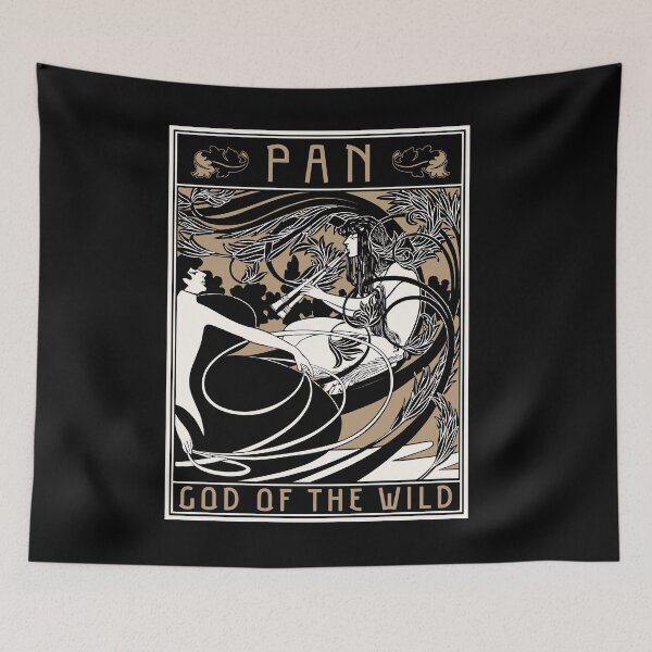 Item preview, Vintage Art Nouveau Style, Pan, God of the Wild, Will Bradley, Vintage Illustration designed and sold by Proverbial Wisdom Design.